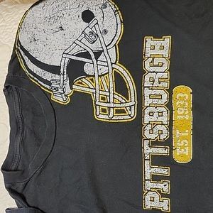 Pittsburgh steelers Boys large or adult small shirts
